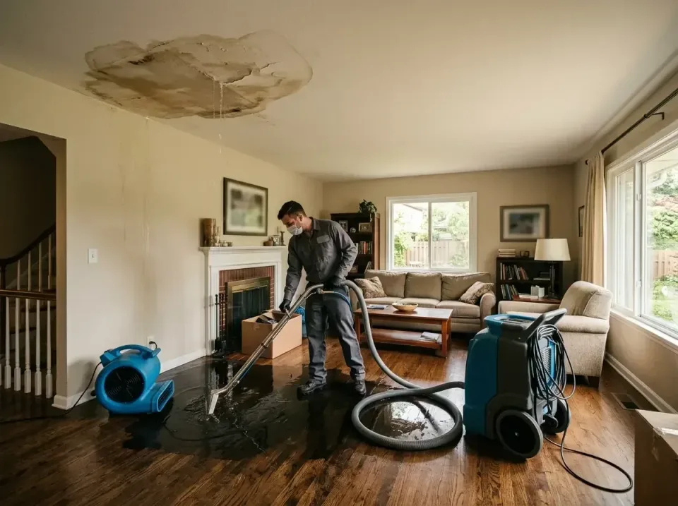 attic-pipe-burst-ceiling-drip-008 — frequently asked questions, Water Damage Restoration & Carpet Care in Eureka, MO